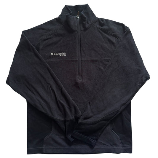 Small Columbia Black 1/4 Zip Fleece
