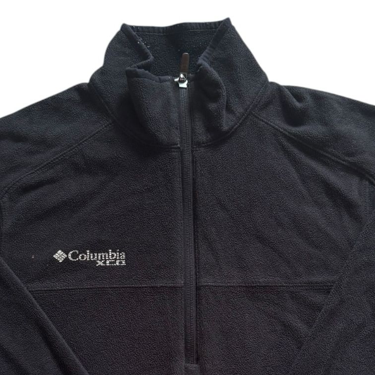 Small Columbia Black 1/4 Zip Fleece