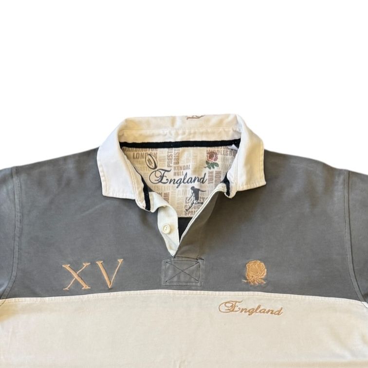 Large Cotton Traders White Rugby Shirts