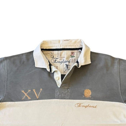 Large Cotton Traders White Rugby Shirts