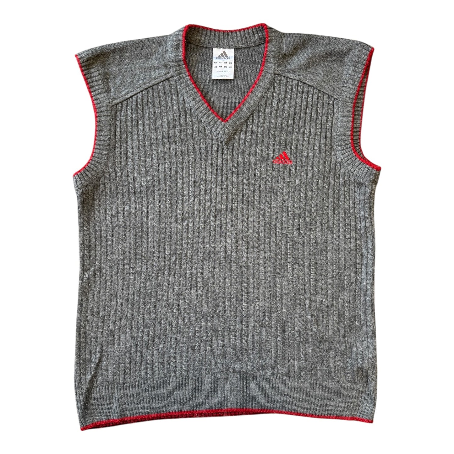 Medium Adidas Grey Sweater Vest