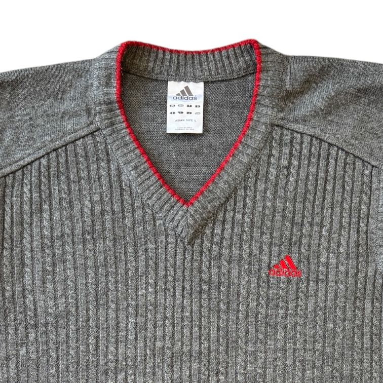 Medium Adidas Grey Sweater Vest