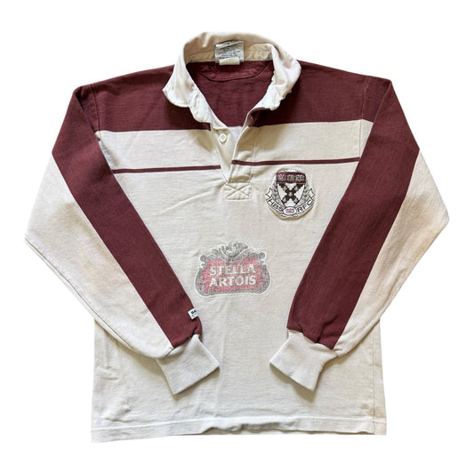 Small Barbarian White Harvard Business School Rugby Shirt