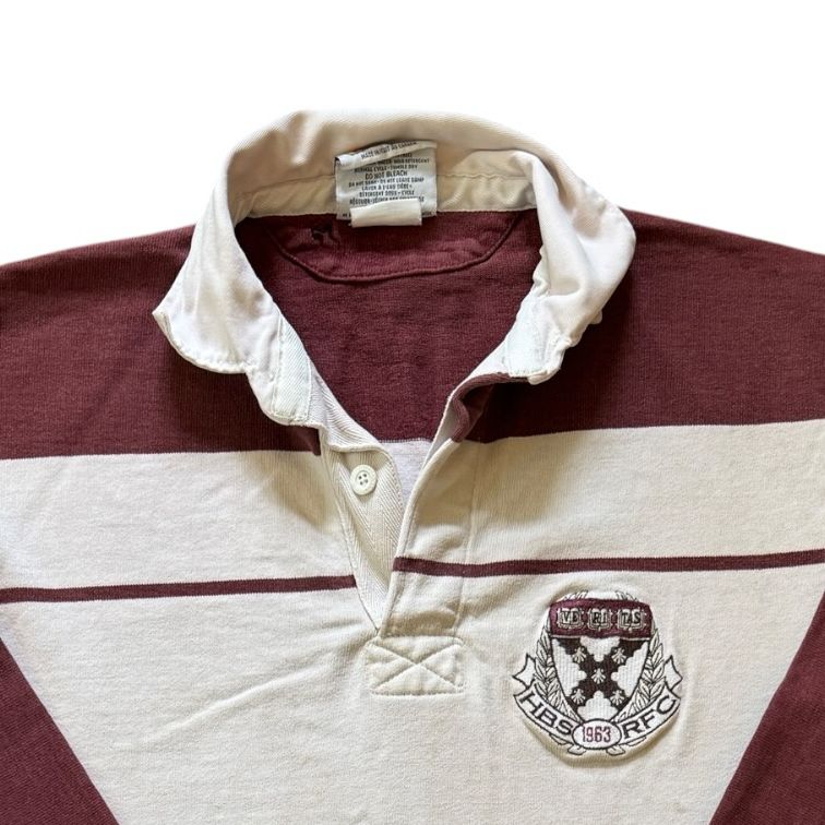 Small Barbarian White Harvard Business School Rugby Shirt