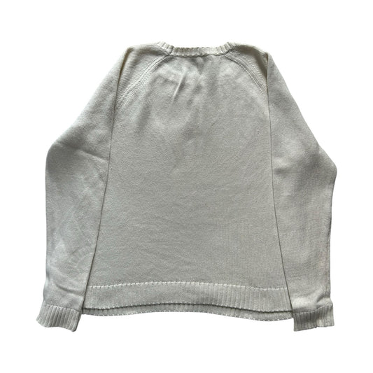 Woman's Extra large Ralph Lauren Beige Knitted Textured Jumper