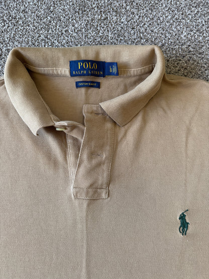 Large Ralph Lauren Beige Polo Shirt