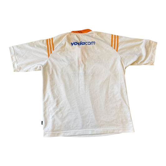 Large 2005 Adidas White Free State Cheetahs Rugby Shirt