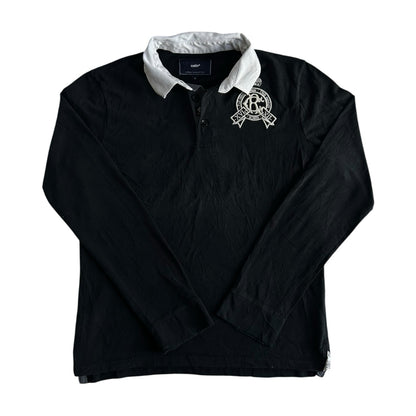 Large Celio Black Rugby Shirt