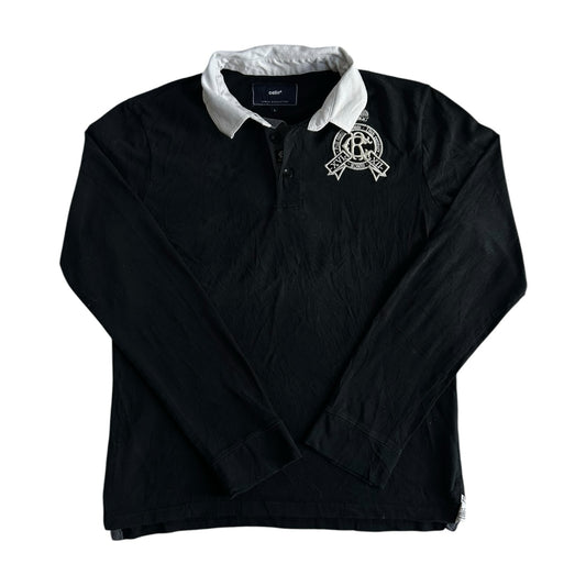 Large Celio Black Rugby Shirt