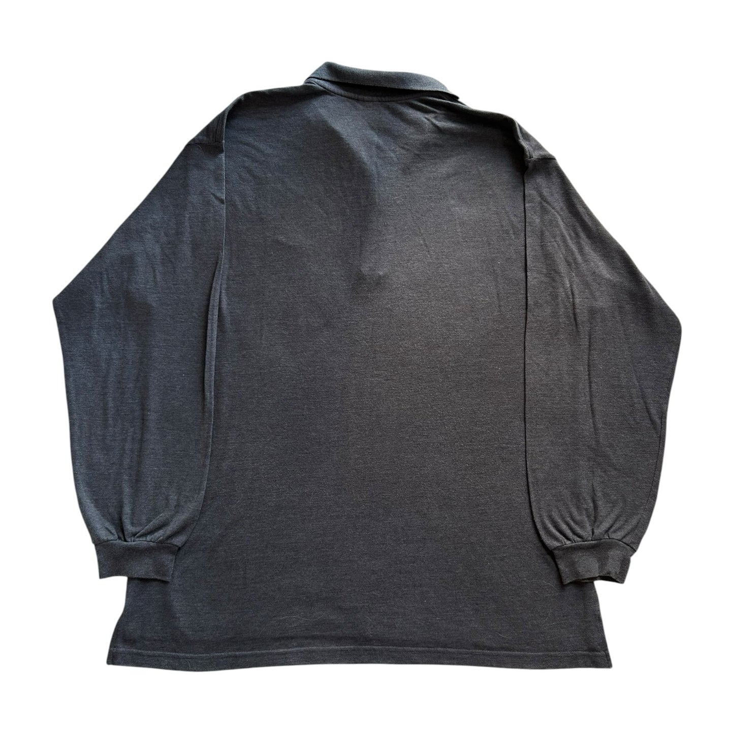 XXL Nike Dark Grey Long Sleeved Polo Shirt