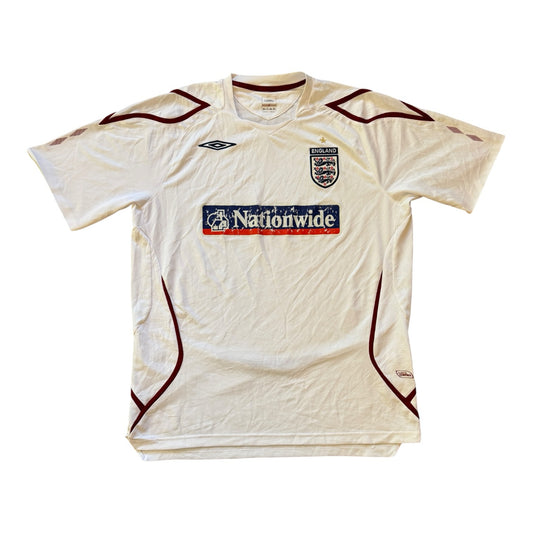 Extra large 2007-09 Umbro White England Football Training Shirt