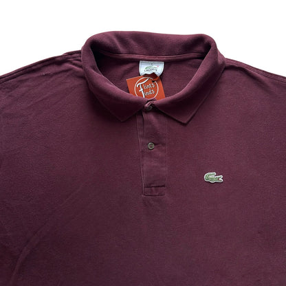 XXL Lacoste Burgundy Polo Shirt
