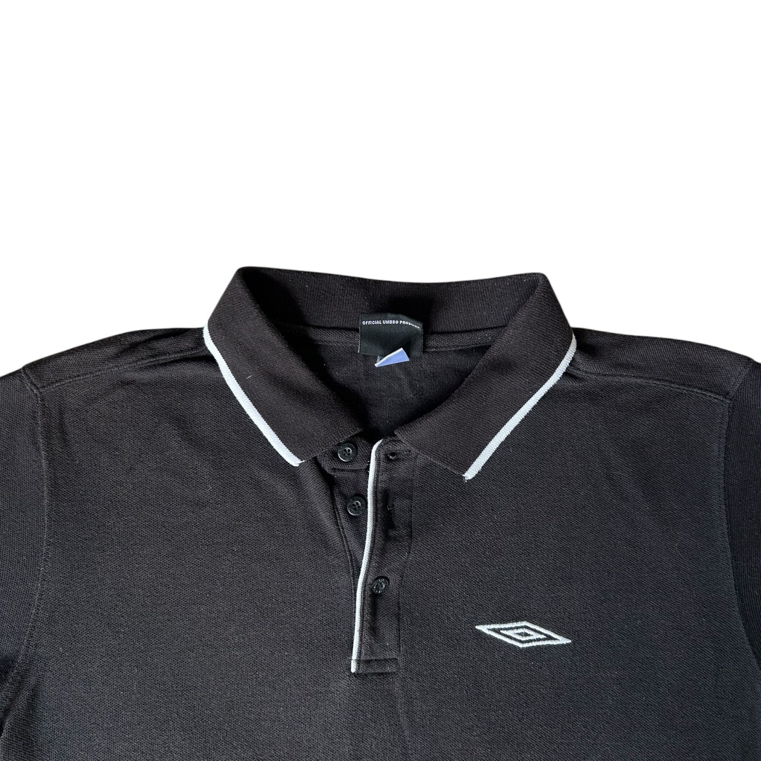 Medium Umbro Black Polo Shirt