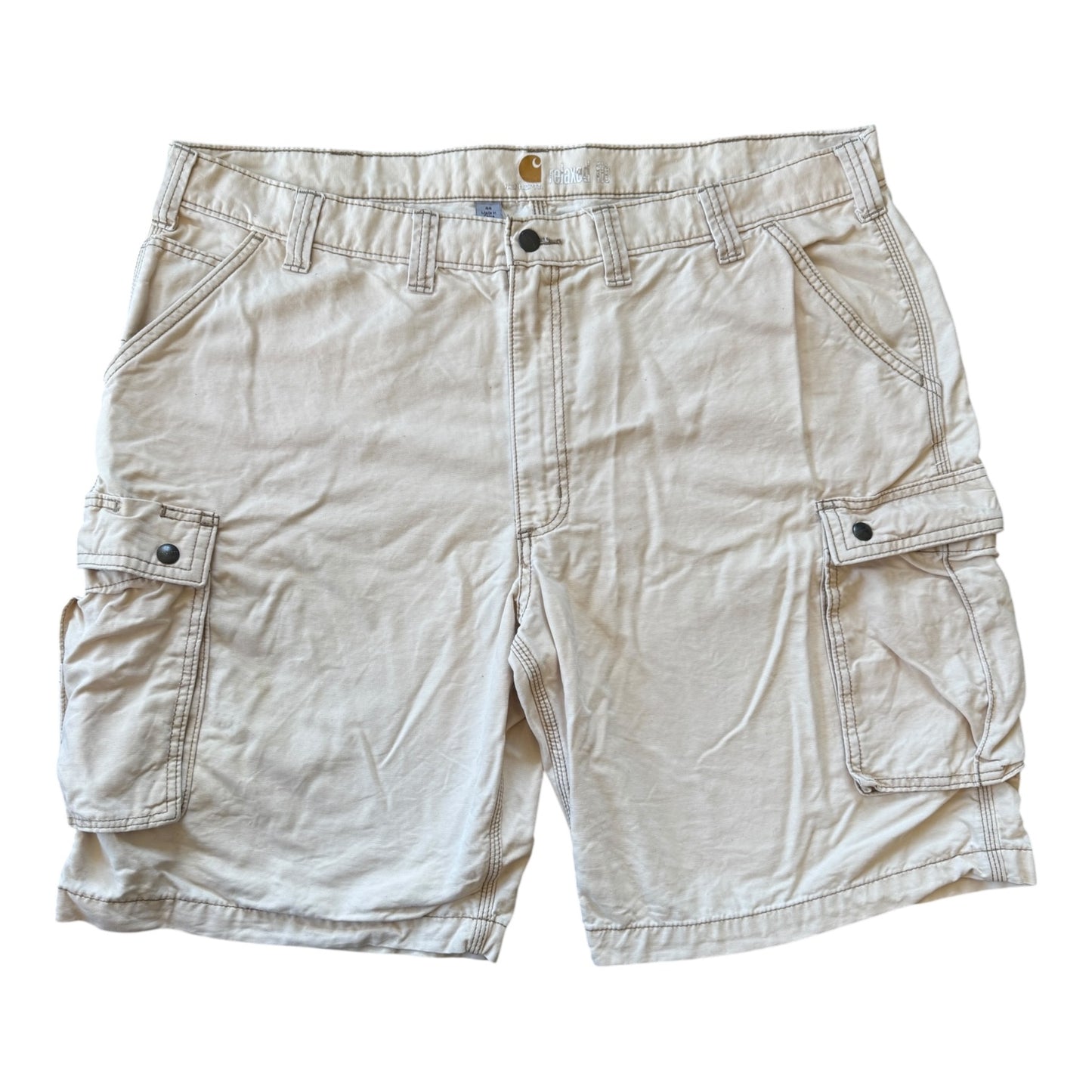 44" Carhartt Beige Cargo Shorts