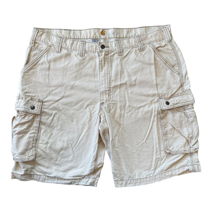 44" Carhartt Beige Cargo Shorts