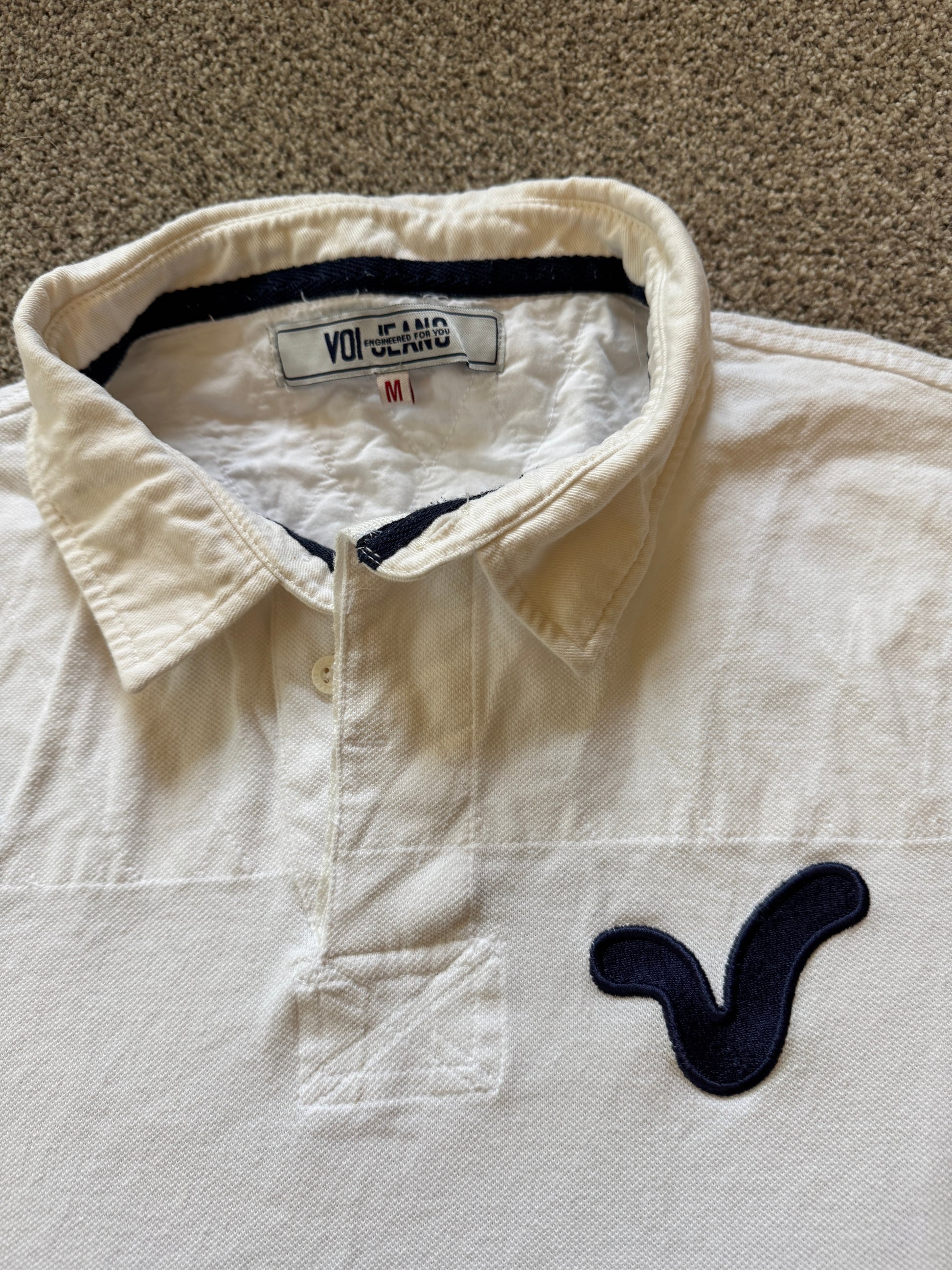 Medium Voi Jeans White Polo Shirt