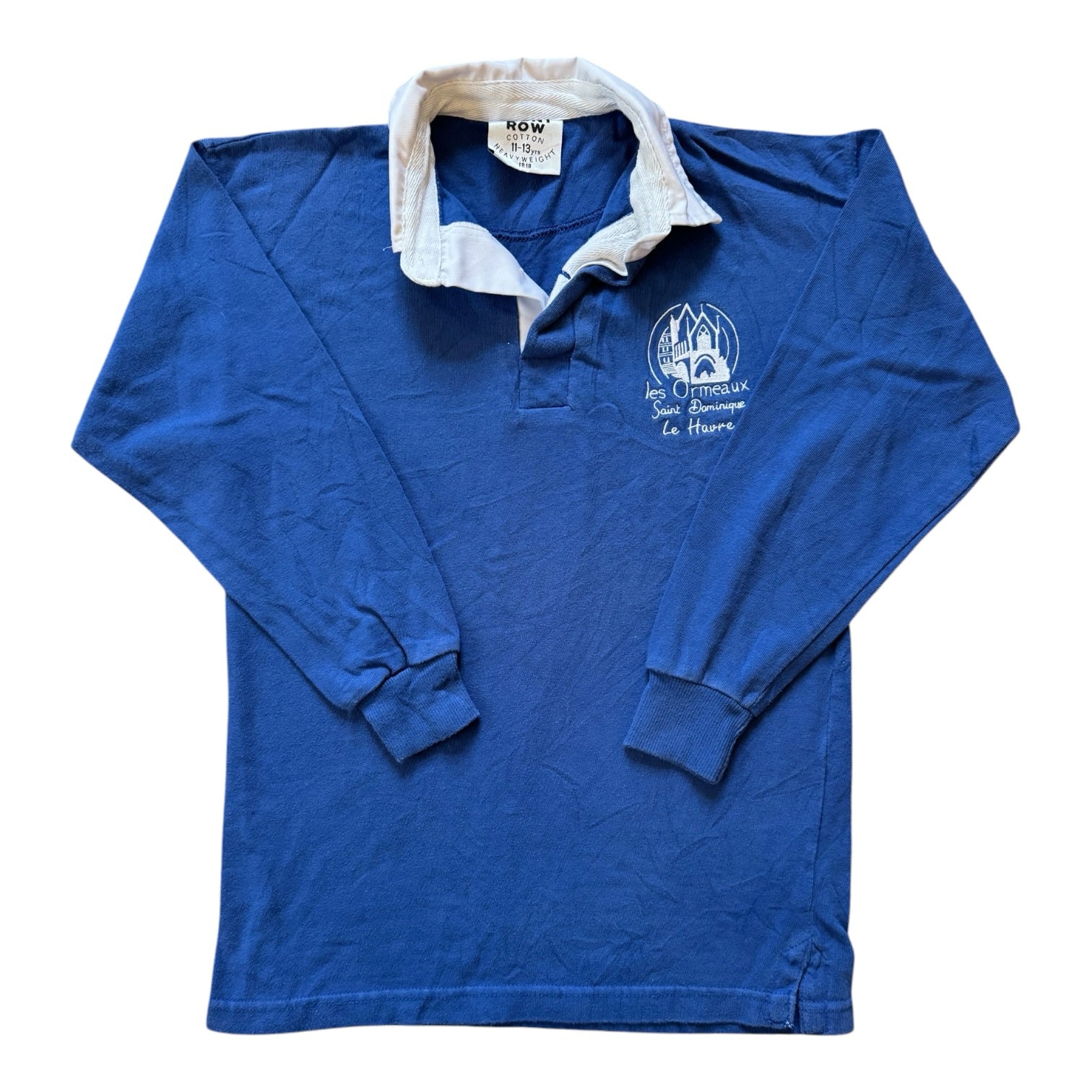 Aged 11-13 Front Row Blue Rugby Shirt