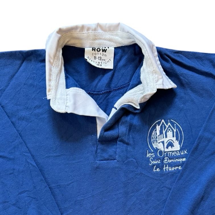 Aged 11-13 Front Row Blue Rugby Shirt