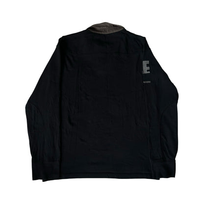 Large Esprit Black Rugby Shirt