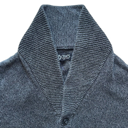 Medium Chaps Grey Knitted Cardigan