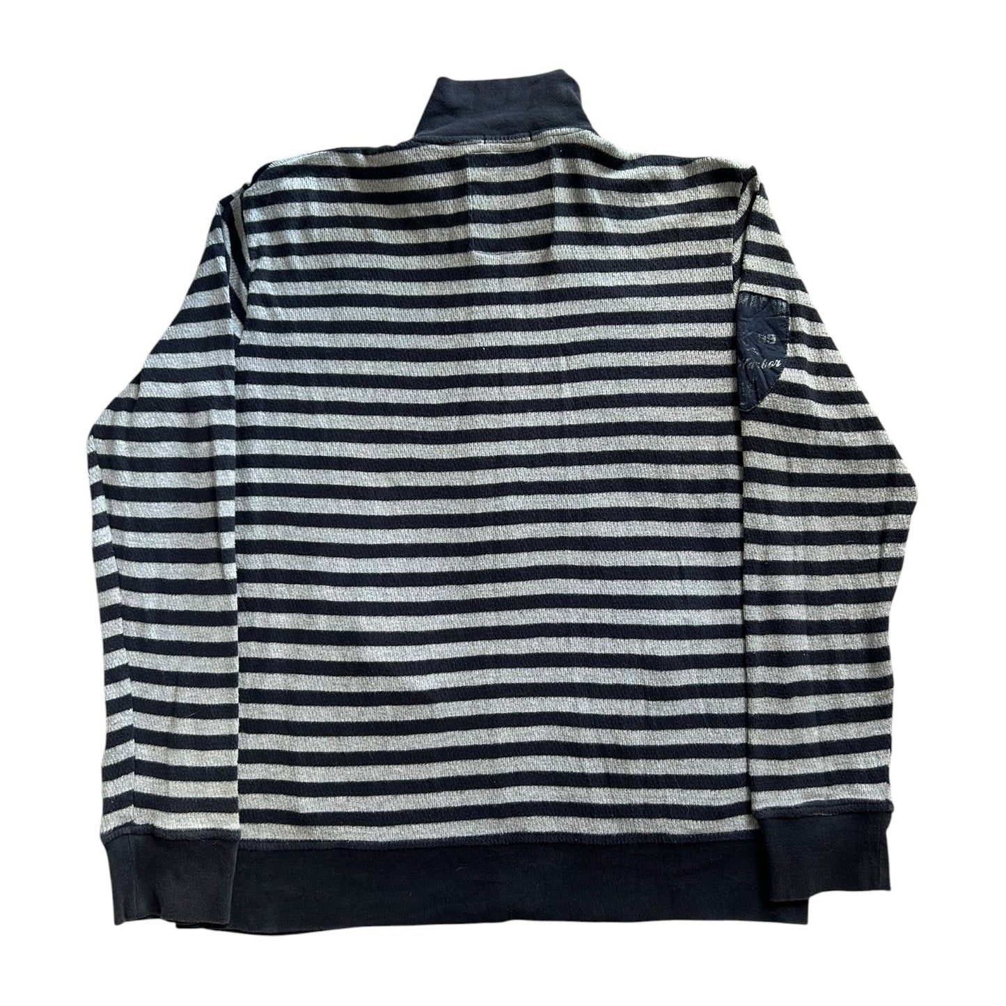 Large Nautica Navy and Grey Full Zip Sweatshirt