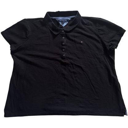 Woman's XXL Tommy Hilfiger Black Polo Shirt