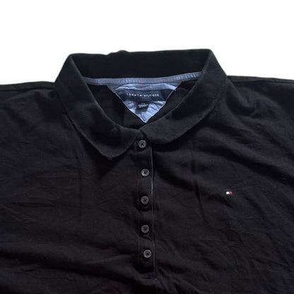 Woman's XXL Tommy Hilfiger Black Polo Shirt