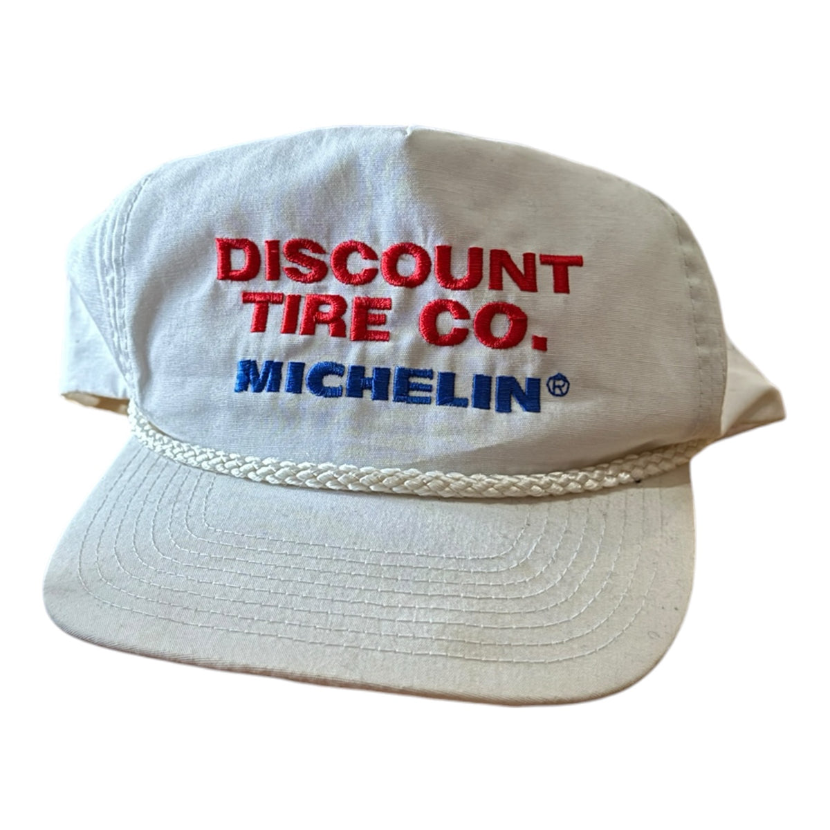 Michelin Discount Tire Co White Trucker Cap