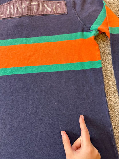 Large Ralph Lauren Navy Rafting Rugby Shirt