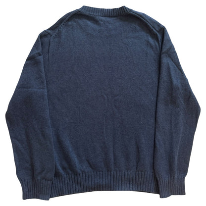 Extra large Nautica Navy Heavy Knit Jumper