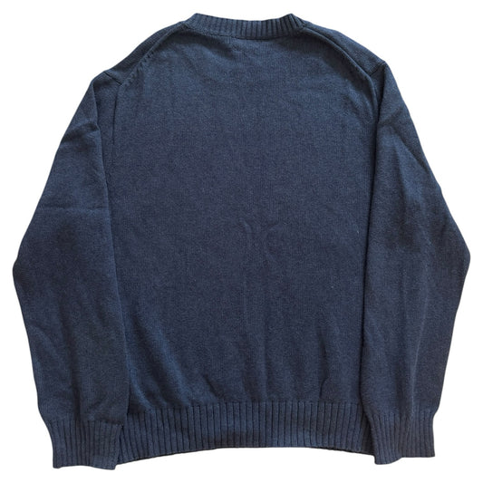 Extra large Nautica Navy Heavy Knit Jumper