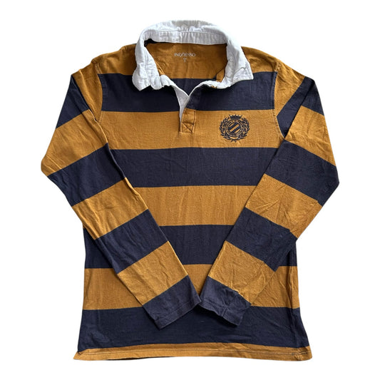 Small Inextenso Yellow and Navy Rugby Shirt