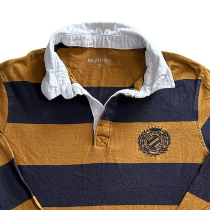 Small Inextenso Yellow and Navy Rugby Shirt