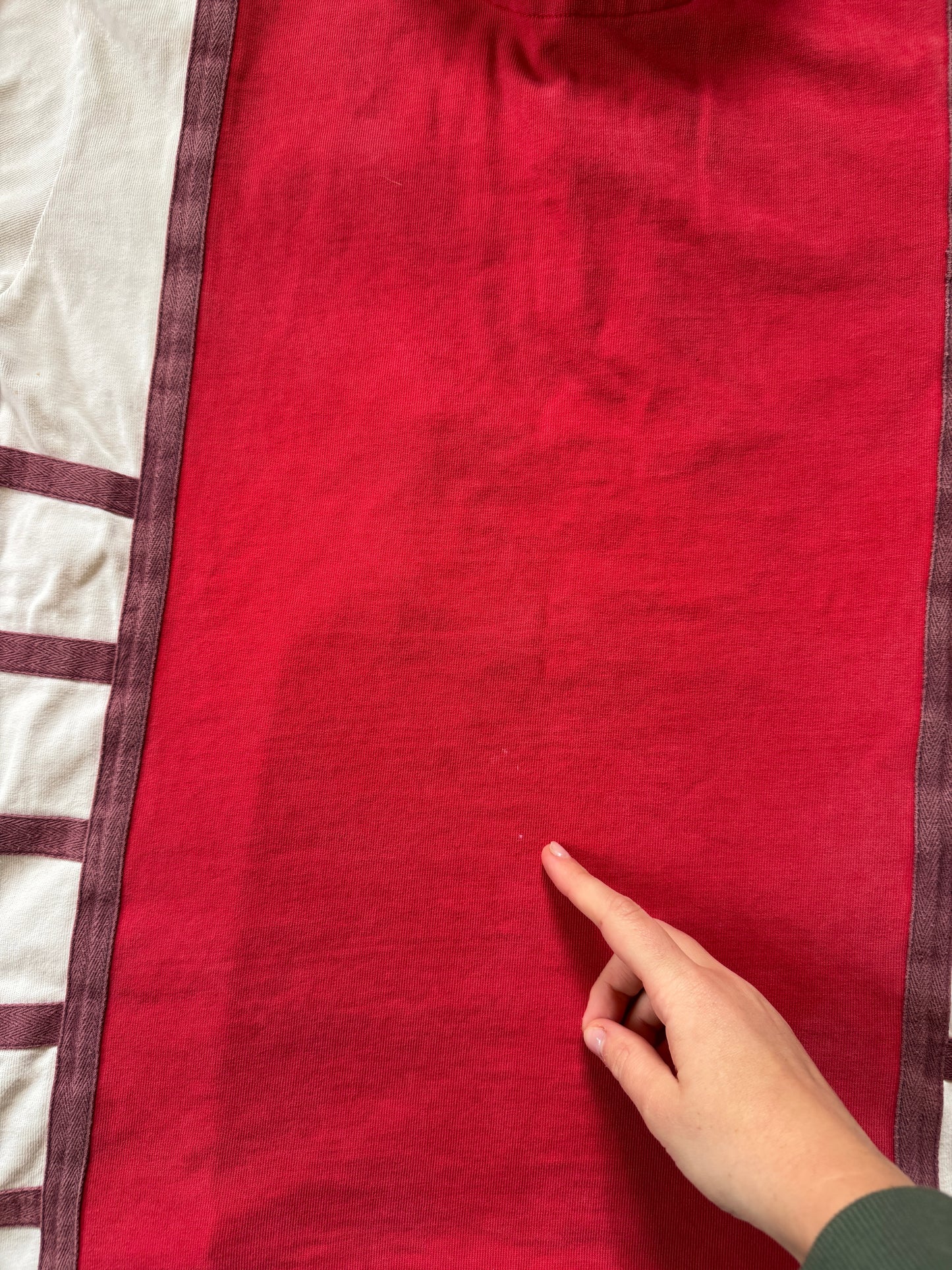 Large Cotton Traders 2003-05 Gloucester Red Rugby Shirt