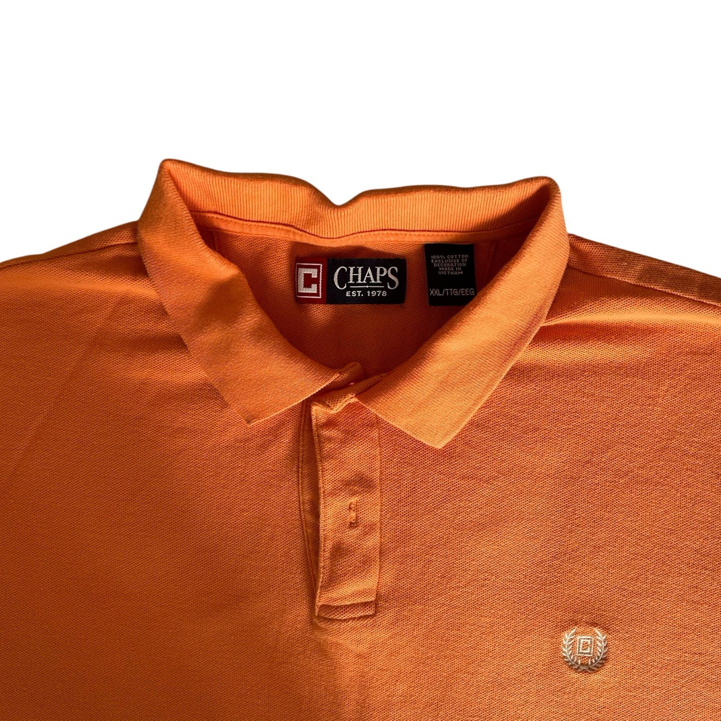 XXL Chaps Orange Polo Shirt