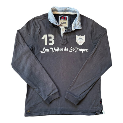 Extra large Kappa Dark Grey St-Tropez Rugby Shirt