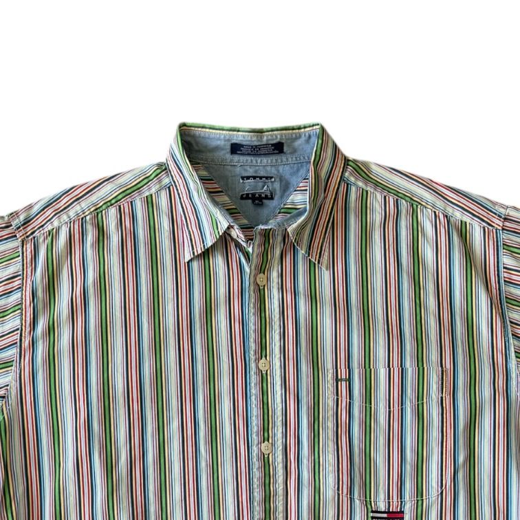 Extra large Tommy Hilfiger Multicoloured Short Sleeved Shirt
