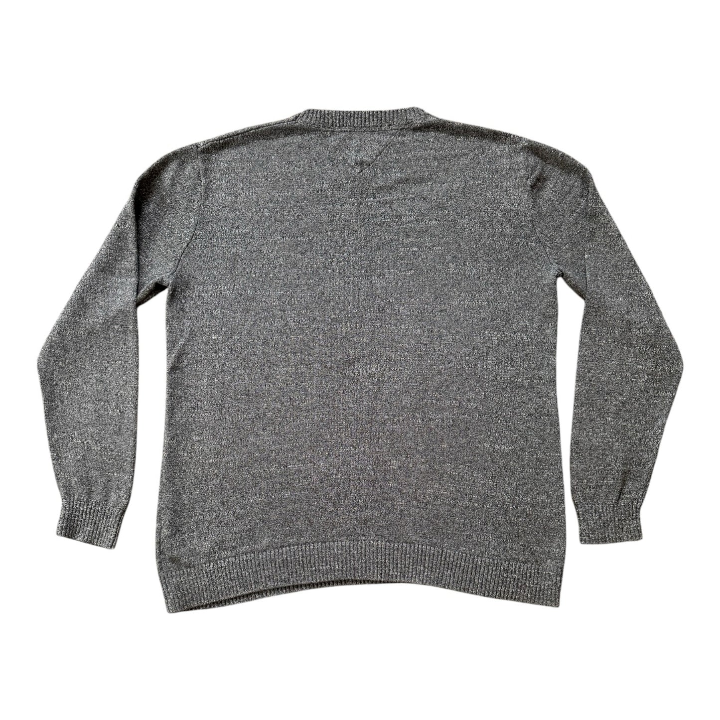 Extra large Tommy Hilfiger Speckled Grey Knitted Jumper