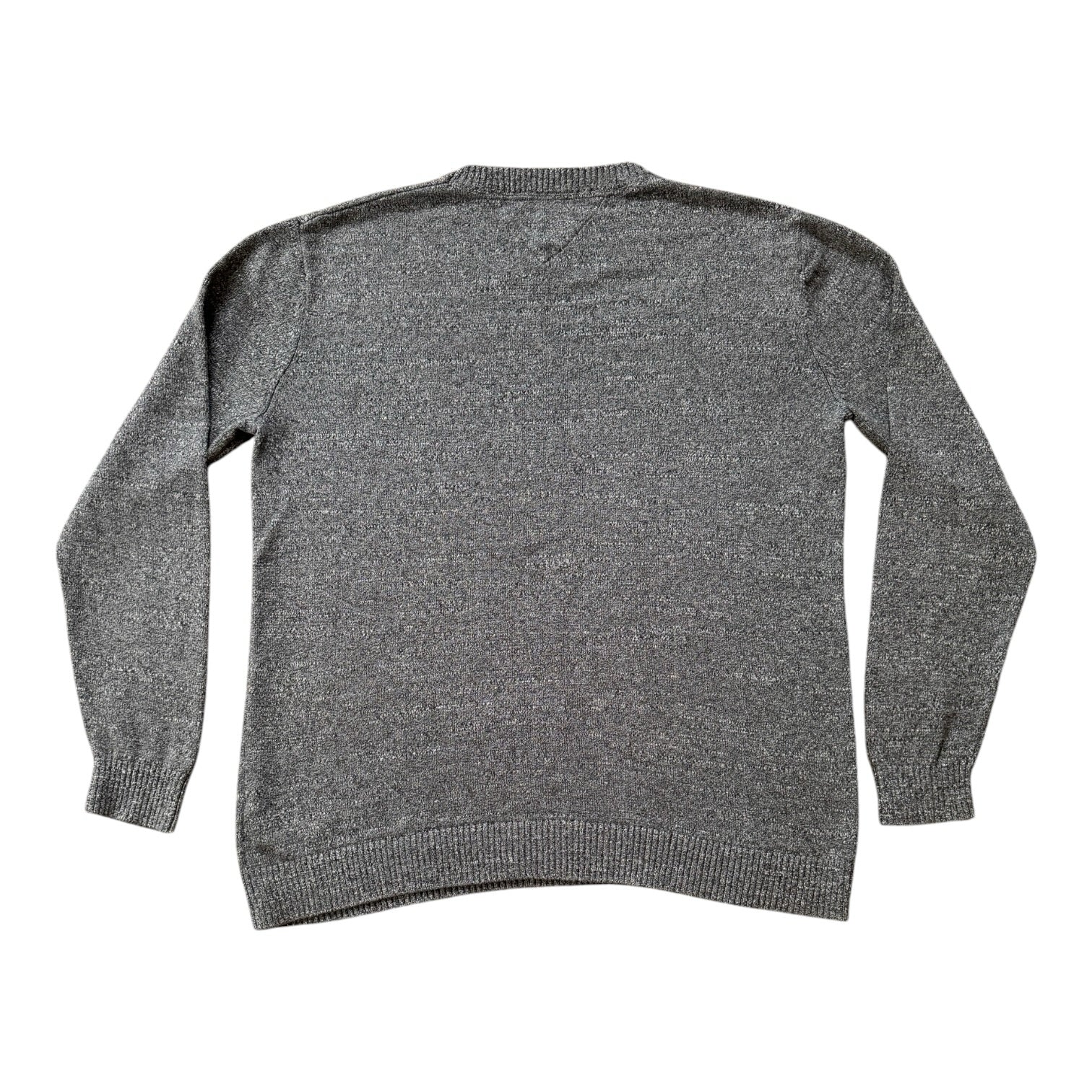 Extra large Tommy Hilfiger Speckled Grey Knitted Jumper