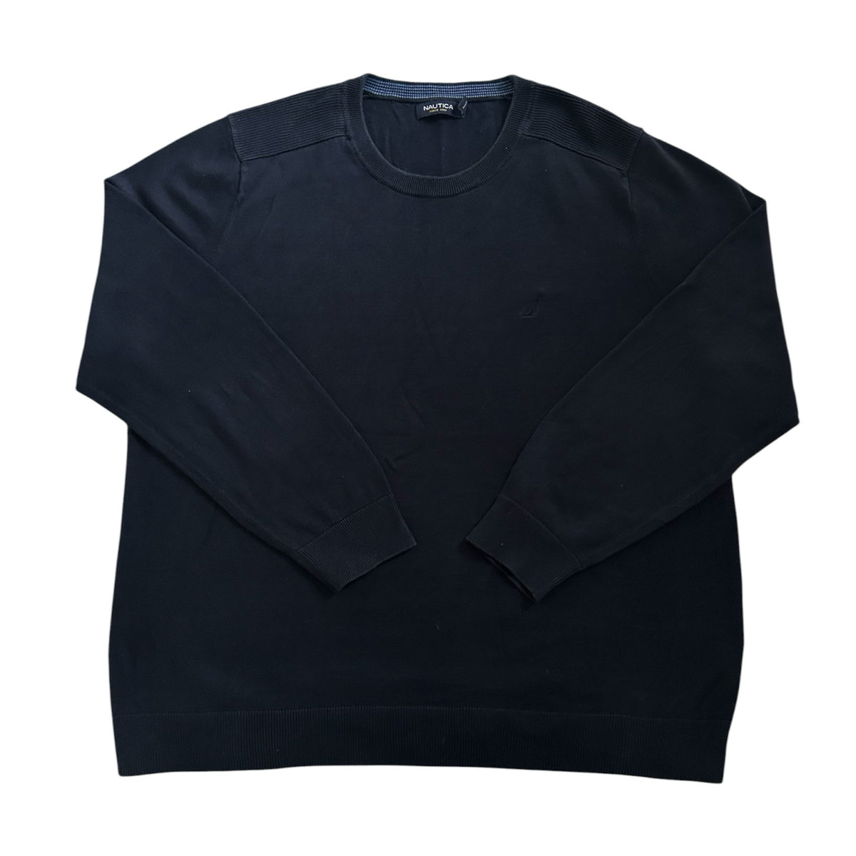 Extra large Nautica Dark Navy/Black Crewneck Jumper