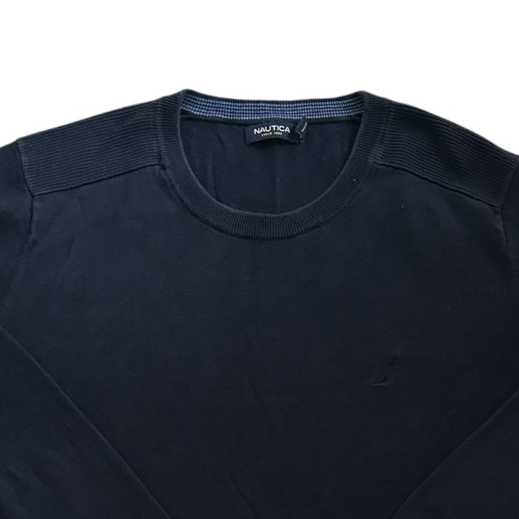 Extra large Nautica Dark Navy/Black Crewneck Jumper