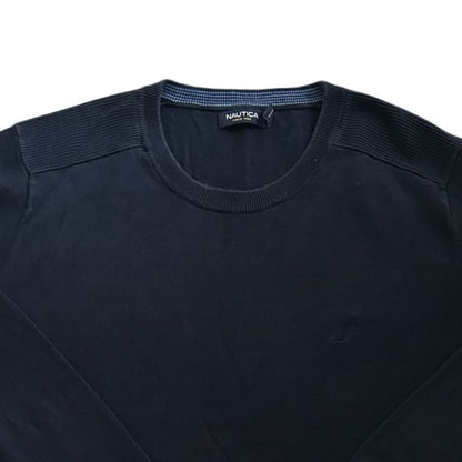 Extra large Nautica Dark Navy/Black Crewneck Jumper