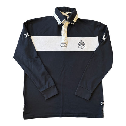 Large Scotland Navy Rugby Shirts