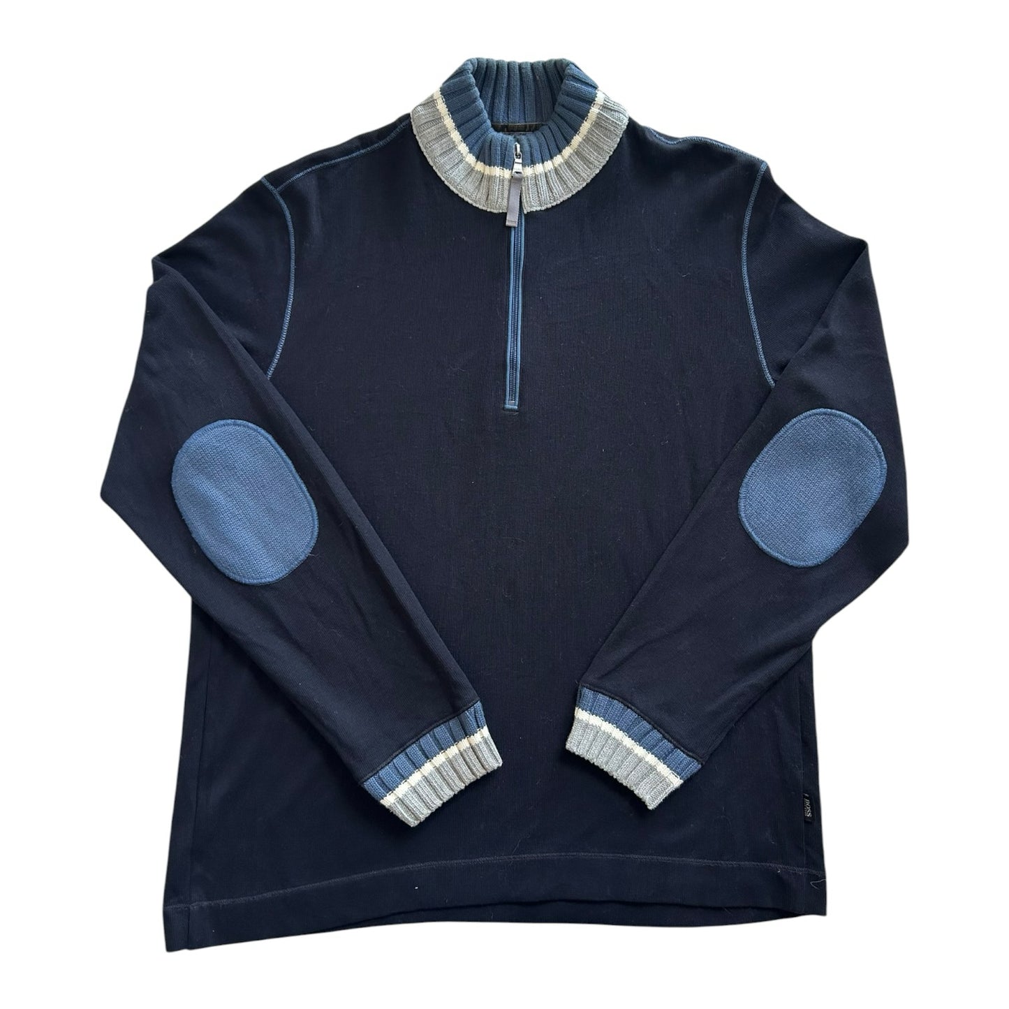 XXL Boss Navy 1/4 Zip Jumper