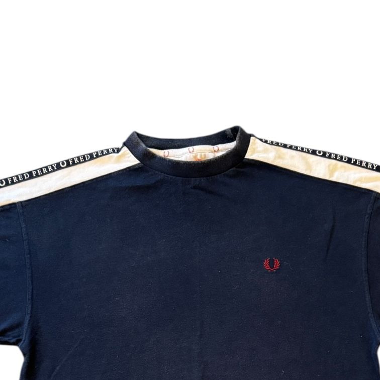 Medium Fred Perry Navy T-Shirt