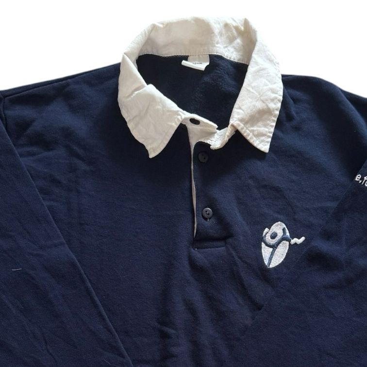 Medium Portugese Company Navy Rugby Shirt