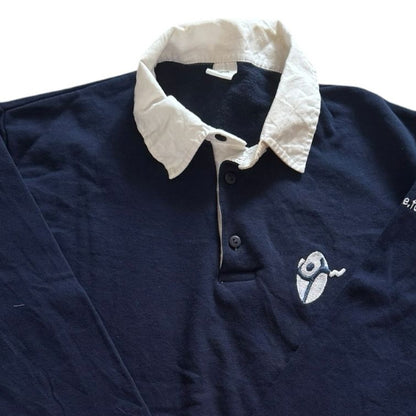 Medium Portugese Company Navy Rugby Shirt