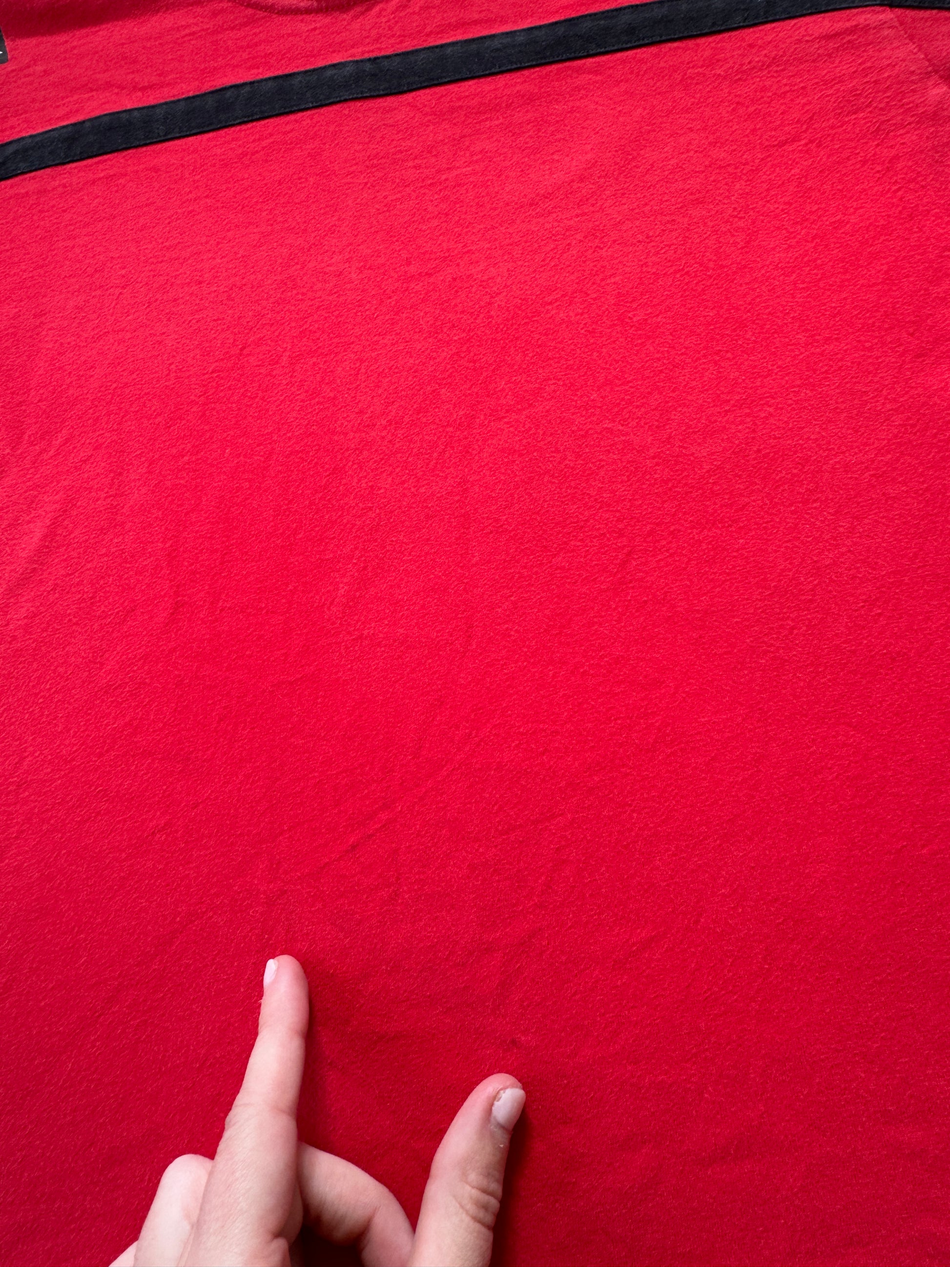 Small Quiksilver Red Long Sleeved T-Shirt