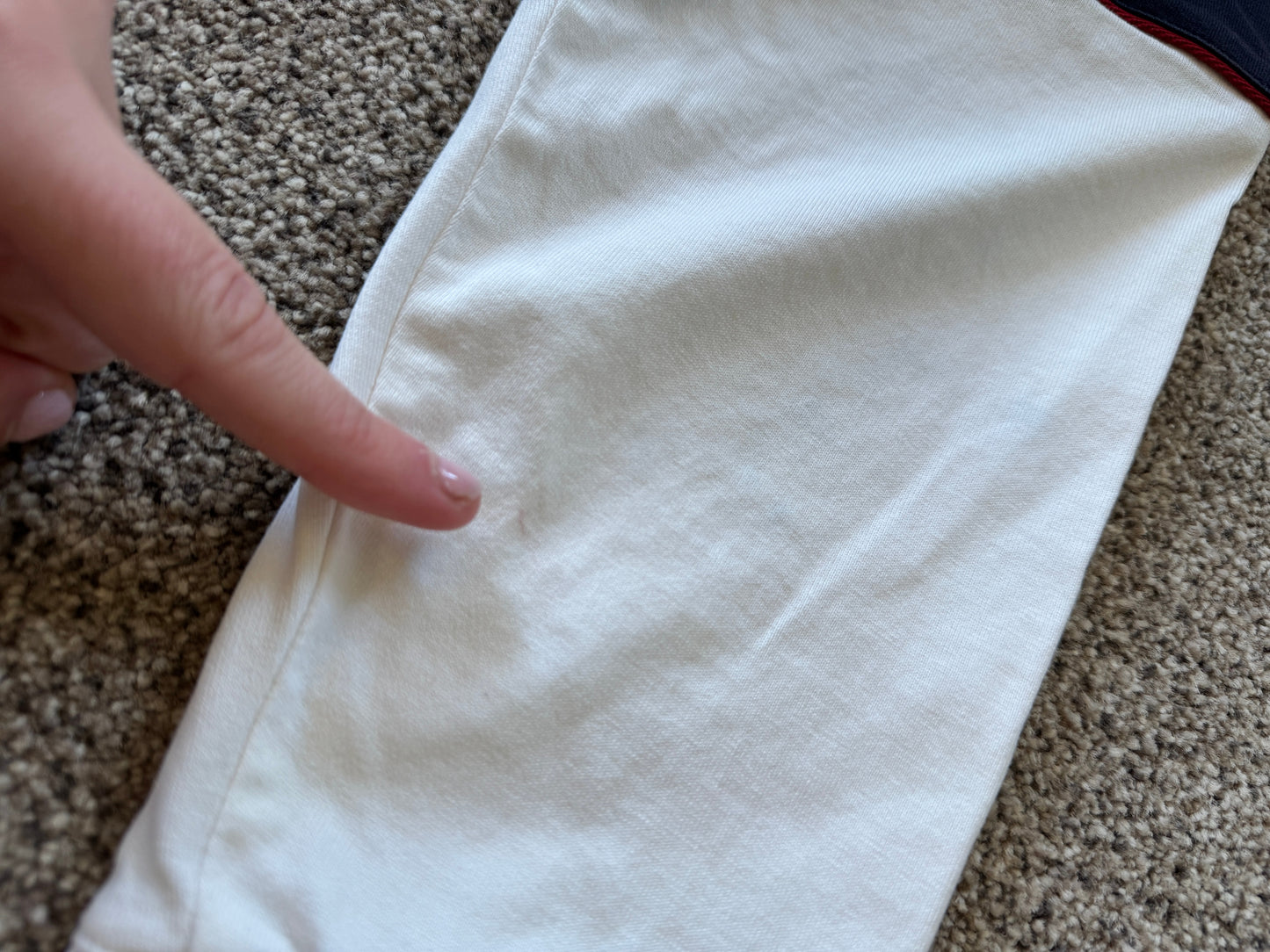 Large Fred Perry White Rugby Shirt