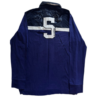 Large Celio Navy and Black Rugby Shirt